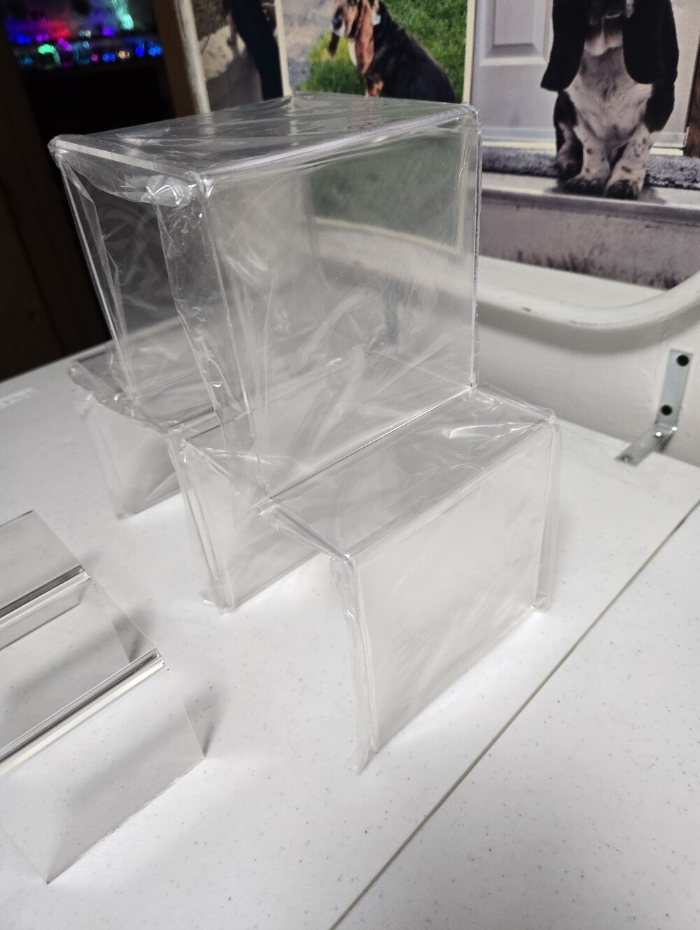 NEW 5 Pcs Acrylic Risers for Display. 2 3x3x3 And 3 5x5x5 New. - Picture 3 of 11